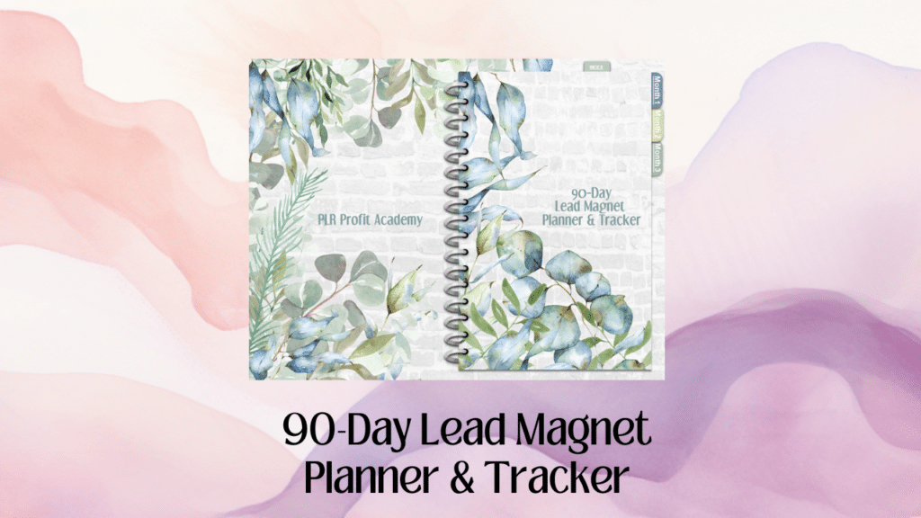 Lead Magnet, PLR, digital planner