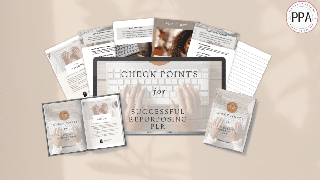 PLR Freebie Check Points