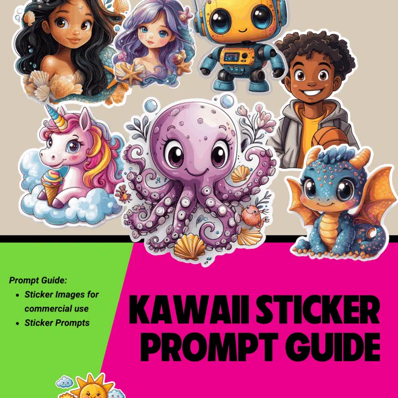 KAWAII Sticker Prompt Guide