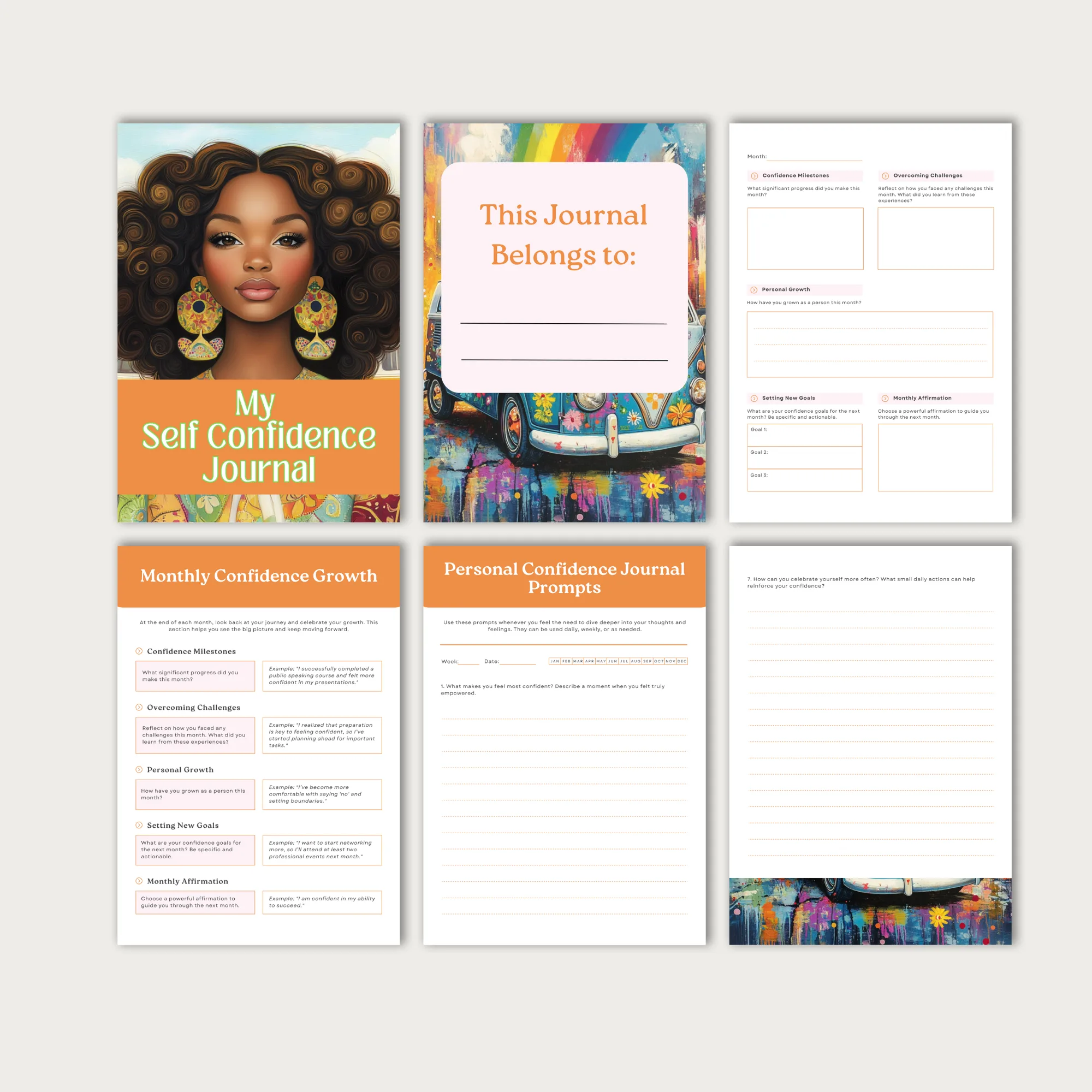 Retro Vibes Confidence Journal - Image 6