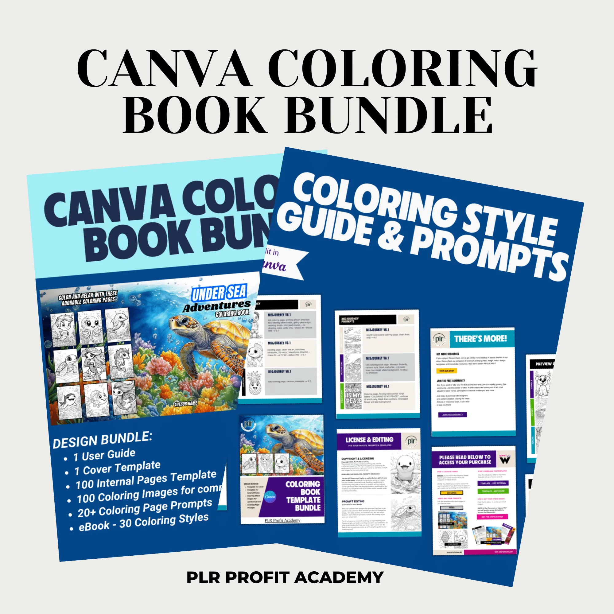 Canva Coloring Book Bundle