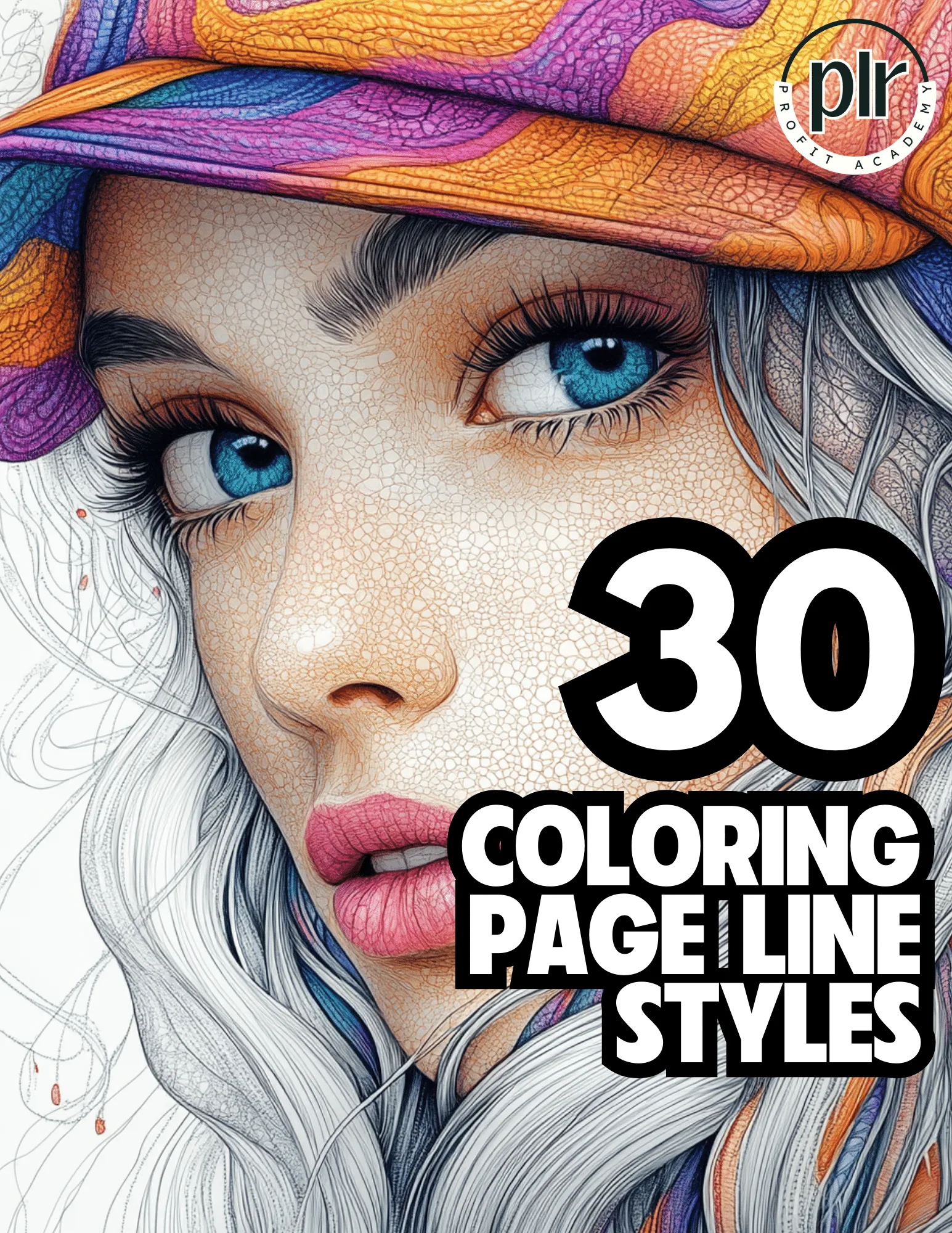 30 Coloring Page Line Styles
