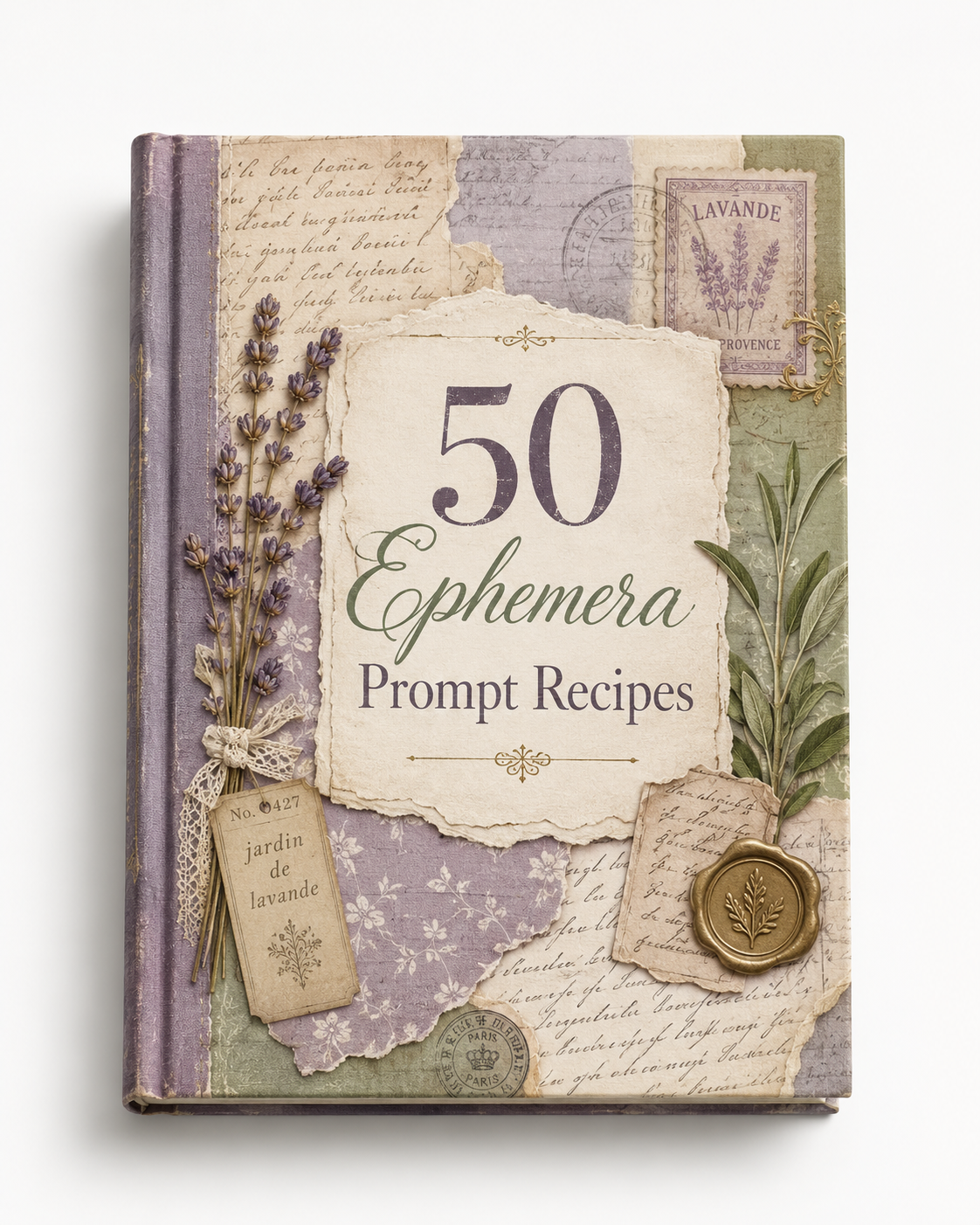 50 Ephemera Prompt Recipes bonus cover