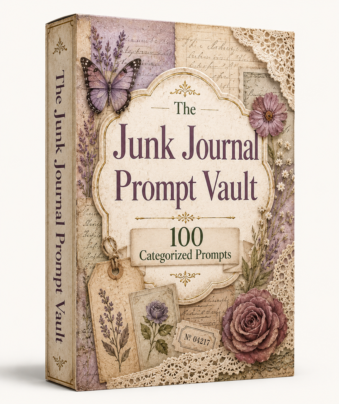 100 Junk Journal Prompt Starter Pack workbook cover